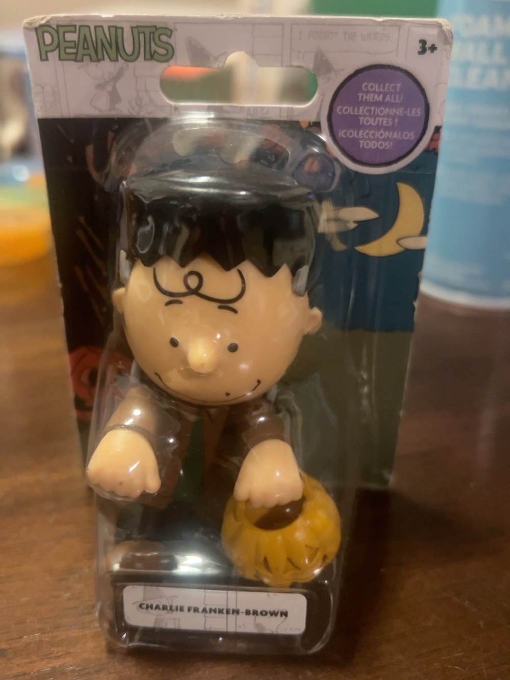 Peanuts Charlie Franken-Brown Halloween Figure Just Play New Package Damage